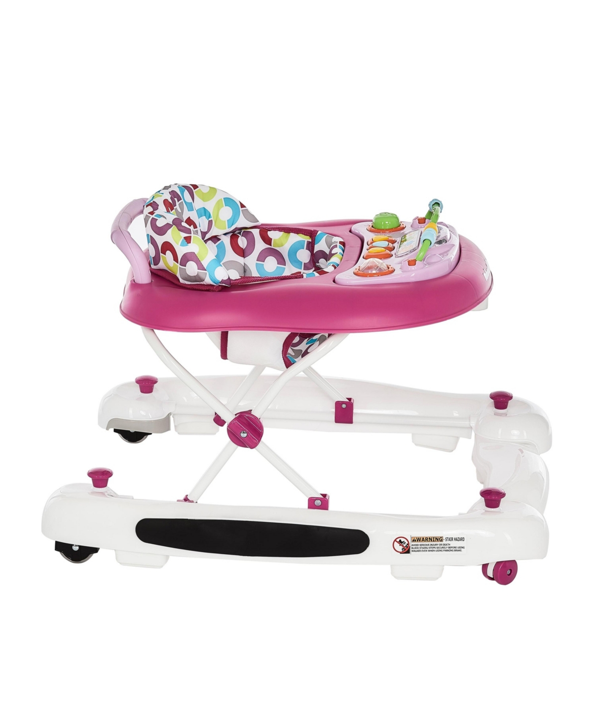 Dream On Me Go-Getter Baby Walker and Walk Behind Walker, Orange
