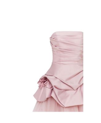 Women's Rosette mini dress in misty rose