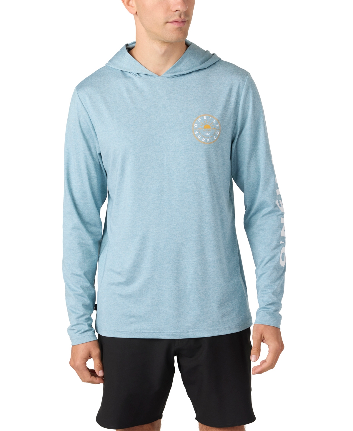Men's Traveler Long Sleeve T-Shirt - Heather stormy