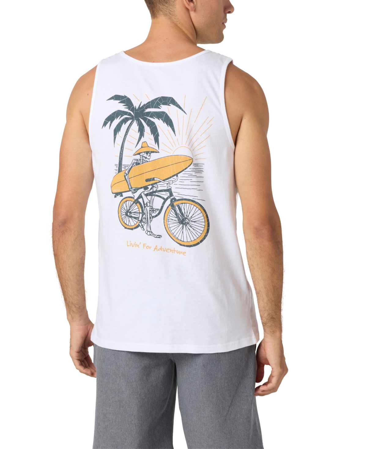 Men's Beachcomber Tank Top - White