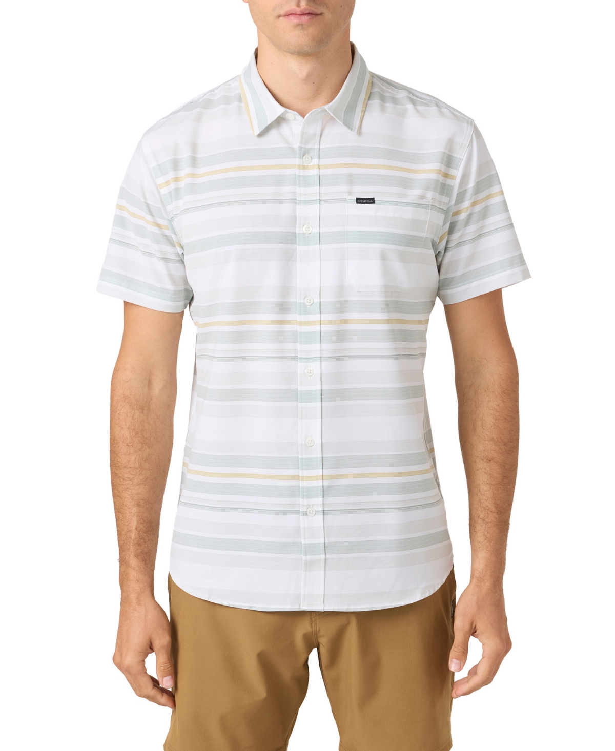 Men's Traveler Traverse Stripe Shirt - Natural