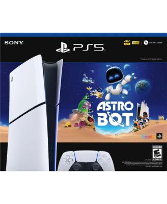 - PlayStation 5 Slim Console Digital Edition - ASTRO BOT Bundle - White