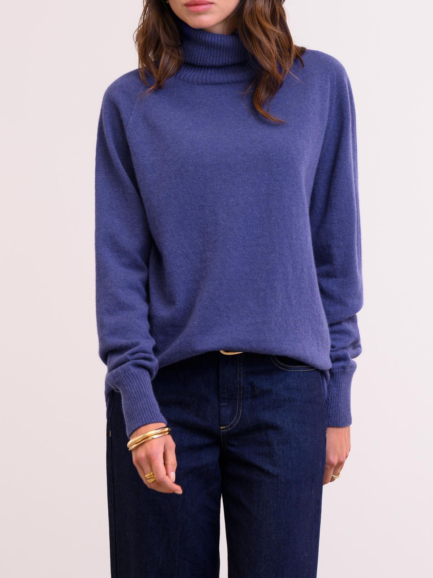 Women's Celtic and Co. Geelong Wool Slouch Turtleneck Sweater