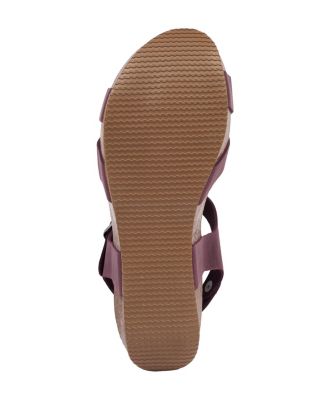 Crossover Wedge Sandal