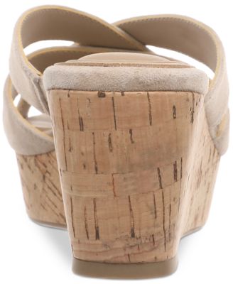 Women's Juliaa Strappy Cork Platform Wedge Sandals, Created for Macy's