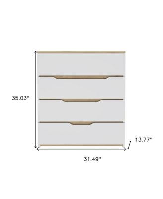 Spacious Four-Drawer Dresser for Clothes and Accessories