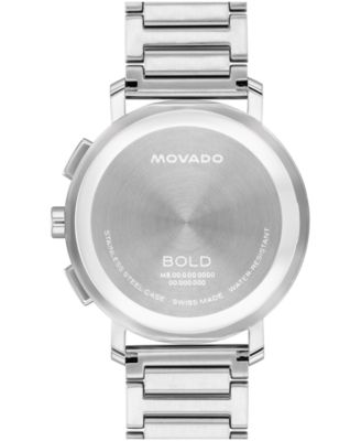 Men's Bold Evolution 2.0 Swiss Quartz Chrono Stainless-Steel Watch, 42mm