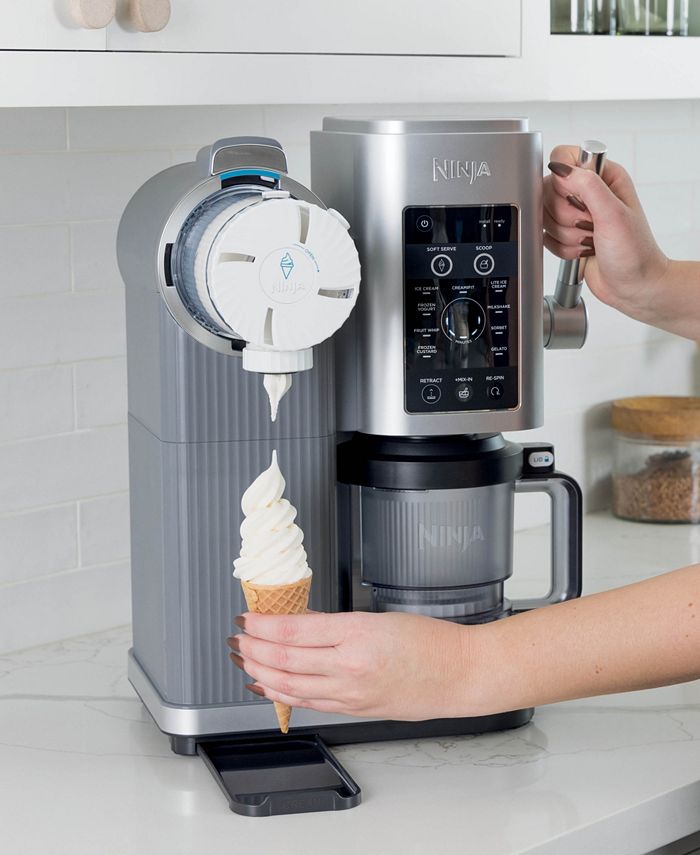 Ninja Swirl by CREAMi Ice Cream and Soft Serve Maker - Silver - ❗MAY HAVE MISSING PIECES/NEEDS CLEANING❗