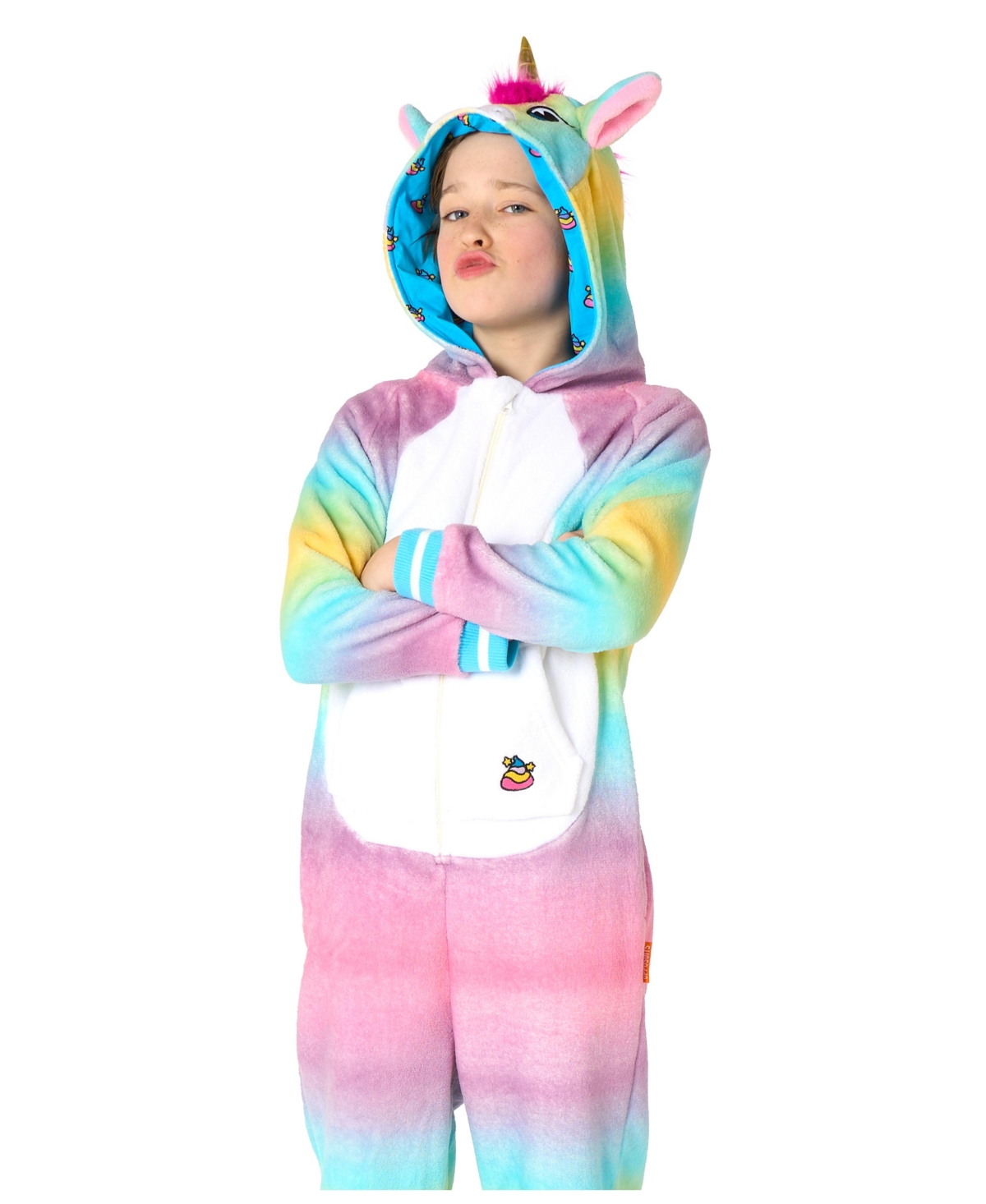 OPPOSUITS LITTLE AND BIG BOYS UNICORN ONESIE 