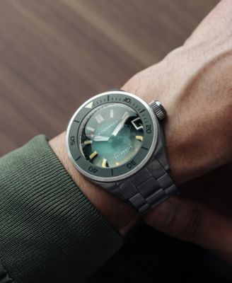 Men's Piccard Automatic Solid Stainless Steel Bracelet Watch, 45mm