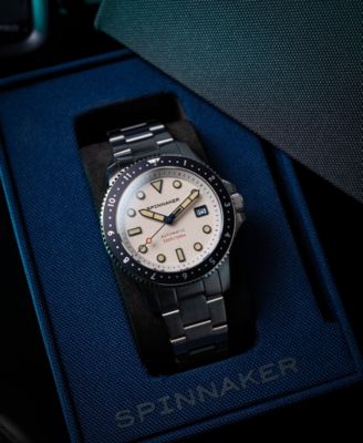 Men's Croft Pioneer Automatic Solid Stainless Steel Bracelet Watch, 42mm