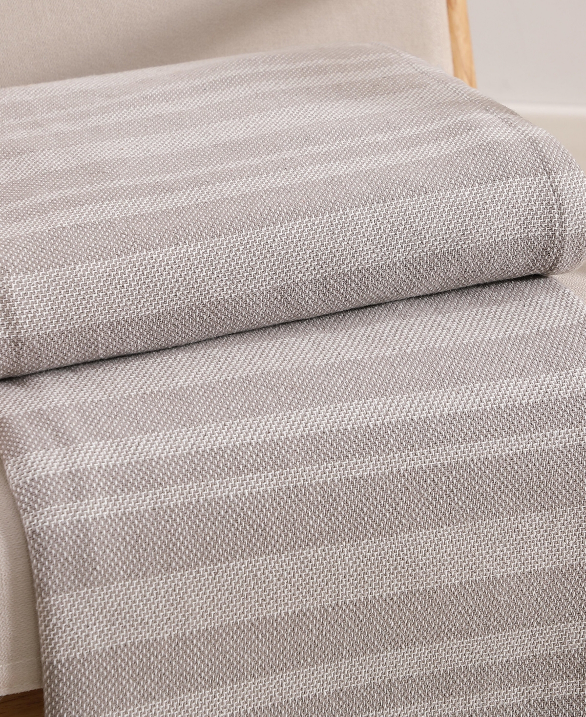Tommy Hilfiger Harbor Stripe Cotton Yarn Dyed Blanket, Full/queen