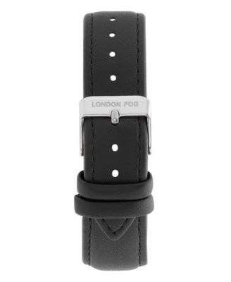 Unisex Whitehall Black Leather Watch, 40mm