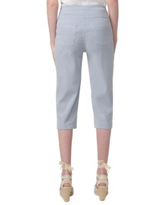 Women's Spring Stripe Pedal Pusher Pants