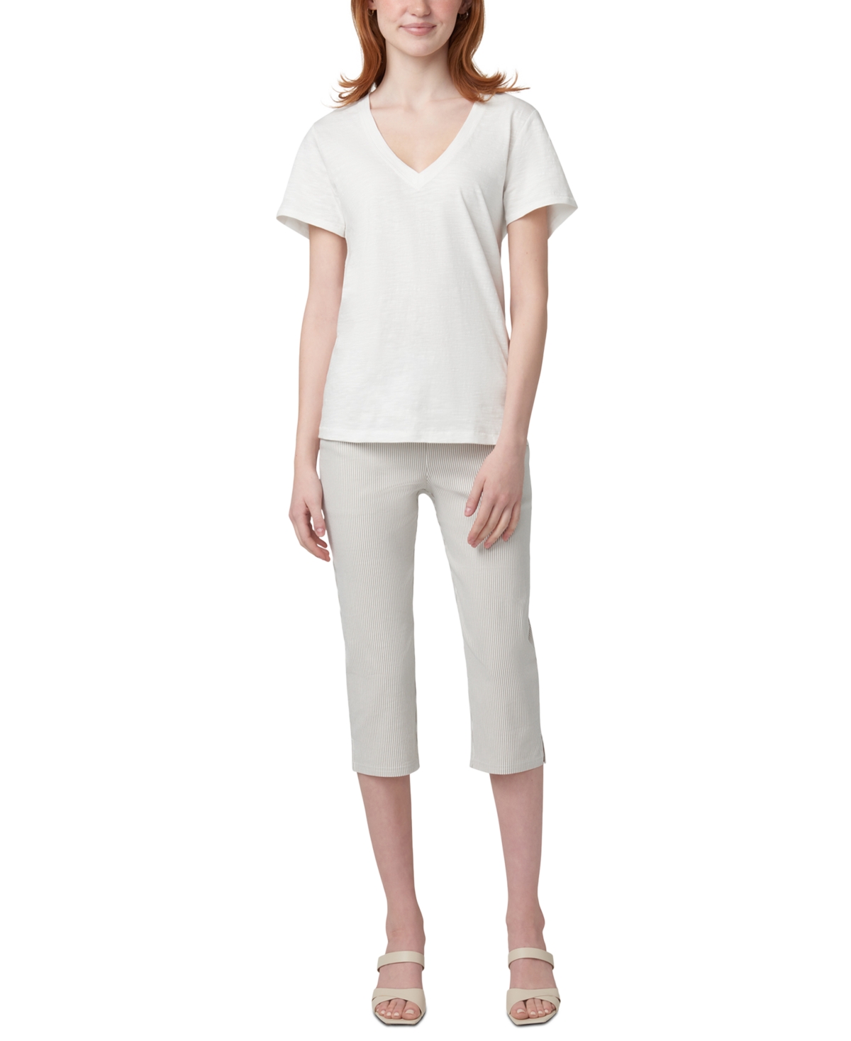 Hue Women's Spring Stripe Pedal Pusher Pants