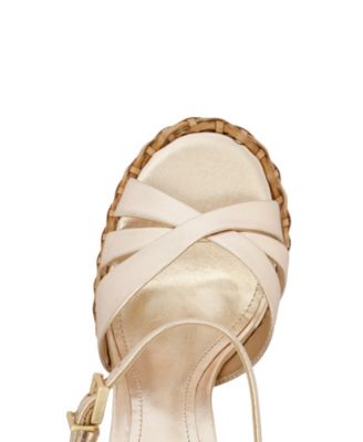 Women's Keefa High Straw Round Toe Sandals