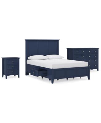 Hedworth King Storage 3-Pc. Set (Bed, Dresser &amp; Nightstand)