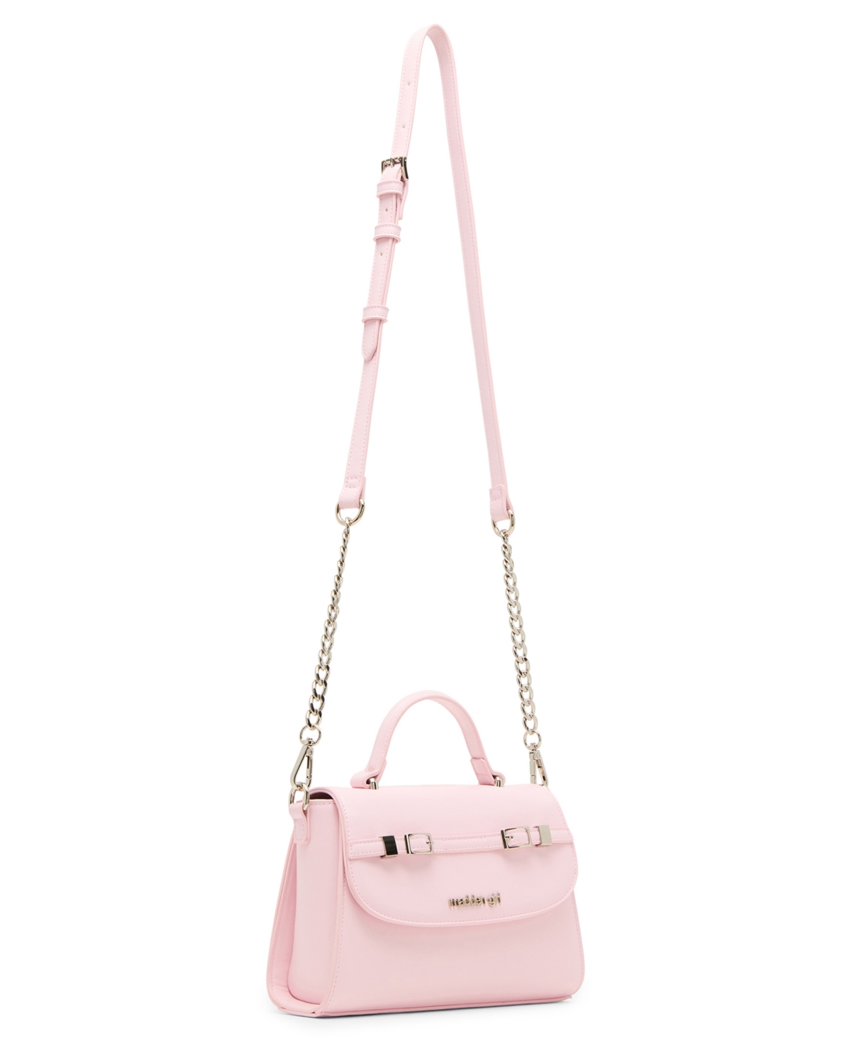 Madden Girl Ally Top Handle Small Satchel Bag In Pink