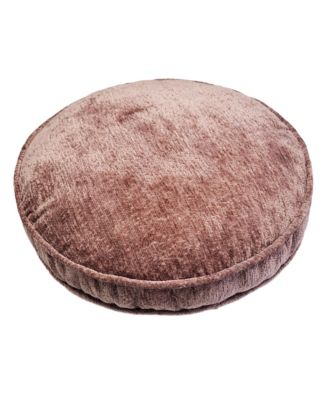 Delmonico Chenille Decorative Pillow, 16" Round
