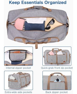 100L Travel Duffle Bag for Men, Urtala 32” Large Duffle Bag for Traveling with Shoe Compartment, Foldable Travel Duffel Bag Weekender Bag Gym Bag for Men Women Water & Tear Resistant