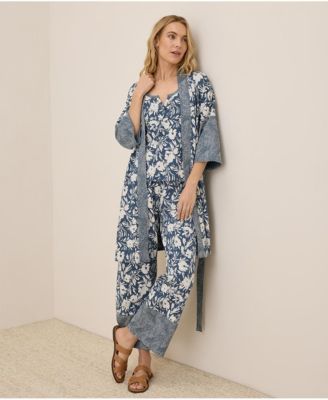 Women's Organic Cotton Staycation Short Robe