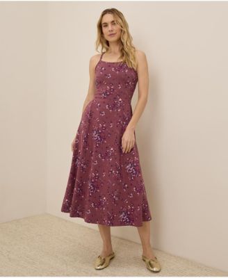 Women's Fit & Flare Midi Dress