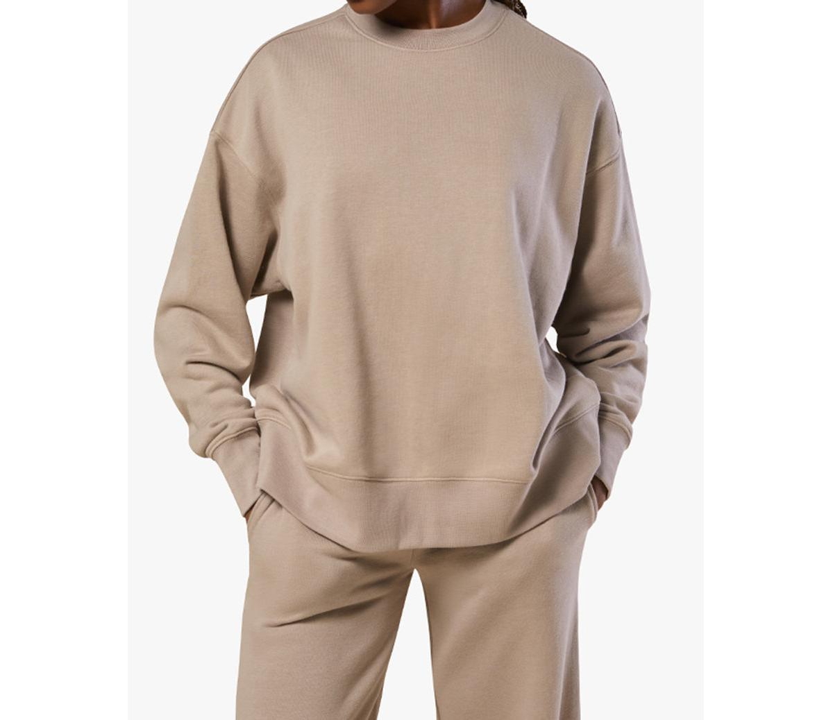 Women's Oversized Crewneck Sweatshirt - Cashmere