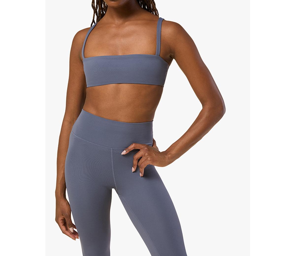 Women's Cami Bandeau Bra Top - Stone grey