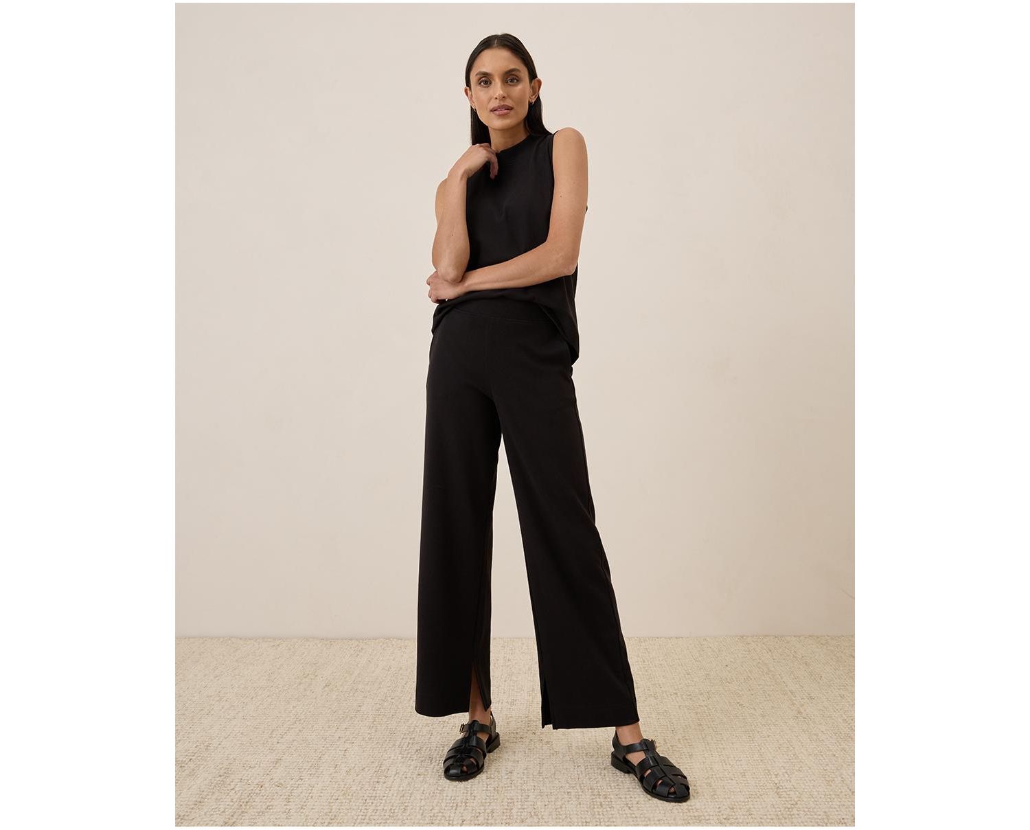 Women's Organic Cotton Airplane Wide Leg Pant - 29" Inseam