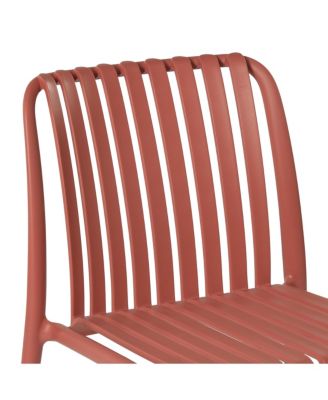 7-Piece Outdoor Patio Dining Table Set With Stackable Patio Chairs