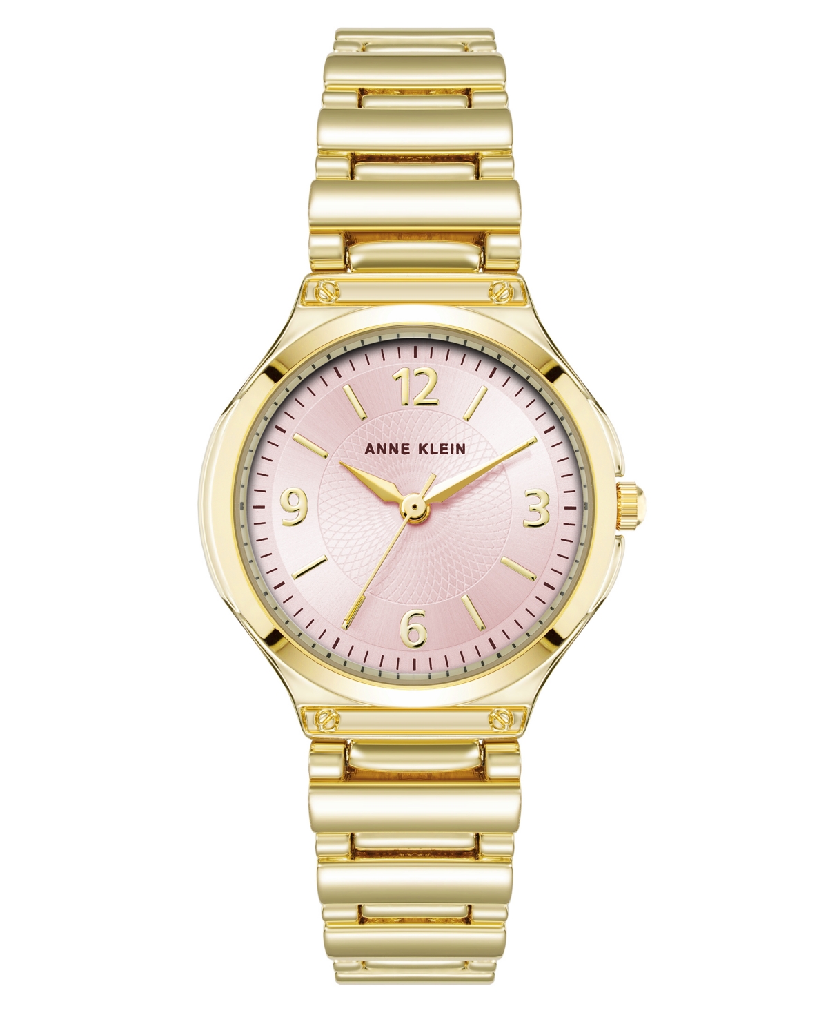 Women's Quartz Cultivated Gold-Tone Metal Alloy and Pink Dial Watch, 30mm - Pink, Gold-Tone