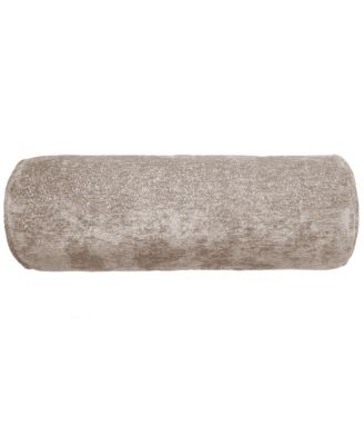 Delmonico Chenille Lumbar Neck Roll Decorative Pillow, 8" x 24"