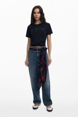 Women's Vibrant colors orchid scarf