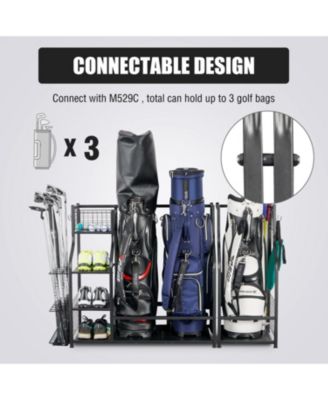 Golf Storage Garage Organizer and Other Golfing Equipment Rack