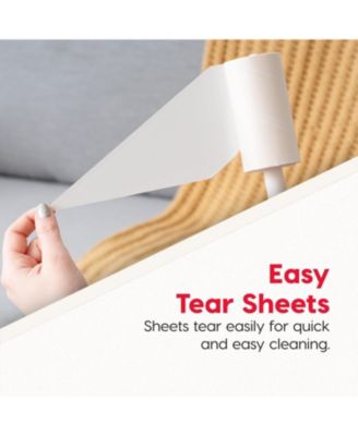 USA Extra Sticky Lint Roller, Value Pack Comes with Storage Box, Standard and T-Handle Roller, Refills, 90 Sheets/Roll, 1260 Sheets Total