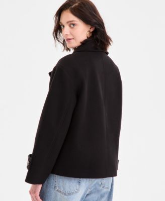 Women's Double-Breasted Coat, Exclusively at Macy's