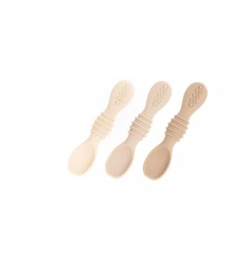 Toddler Spoons Self Feeding Spoons - 6+ Months Spoons First Stage Led Weaning BPA Free Teething Spoons