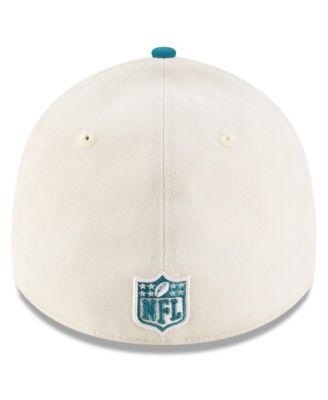 Men's Cream/Teal Jacksonville Jaguars 2025 NFL Draft 39THIRTY Flex Hat