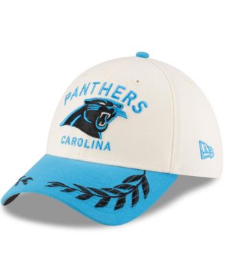 New Era - Men's Cream/Blue Carolina Panthers 2025 NFL Draft 39THIRTY Flex Hat