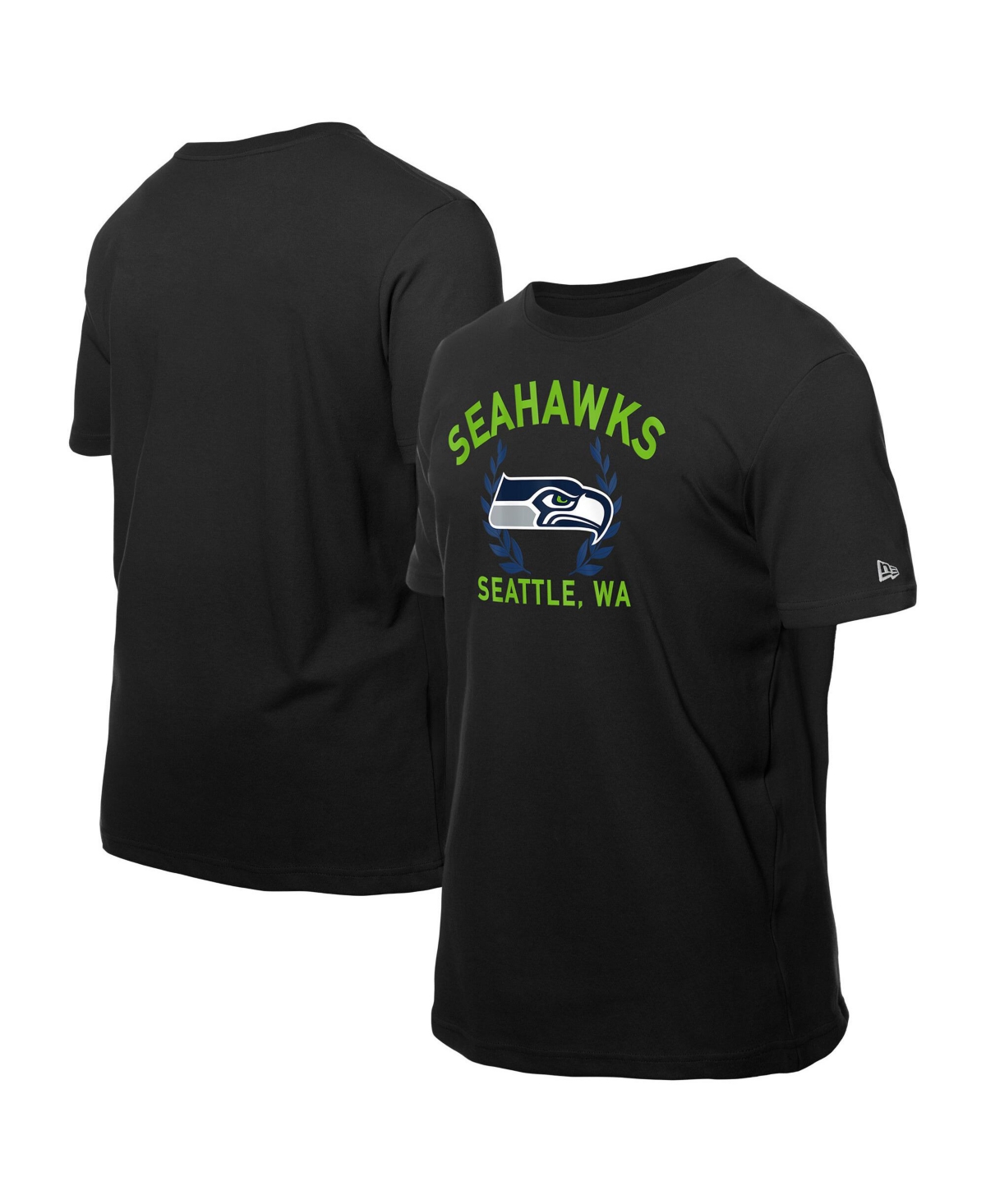 NEW ERA MEN'S BLACK SEATTLE SEAHAWKS 2025 NFL DRAFT T-SHIRT 