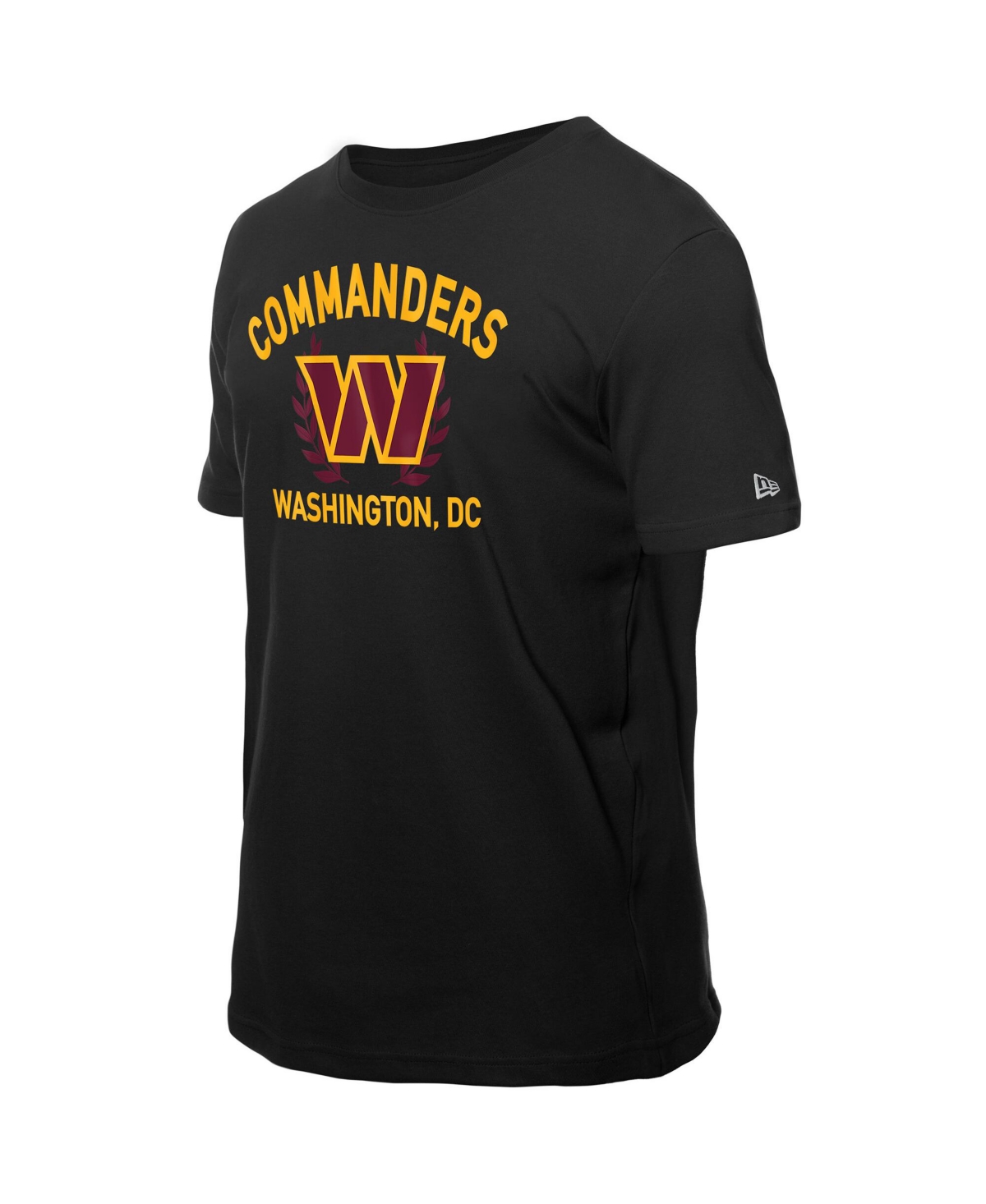NEW ERA MEN'S BLACK WASHINGTON COMMANDERS 2025 NFL DRAFT T-SHIRT 