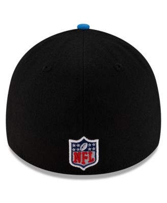 Men's Black/Blue Detroit Lions 2025 NFL Draft 39THIRTY Flex Hat