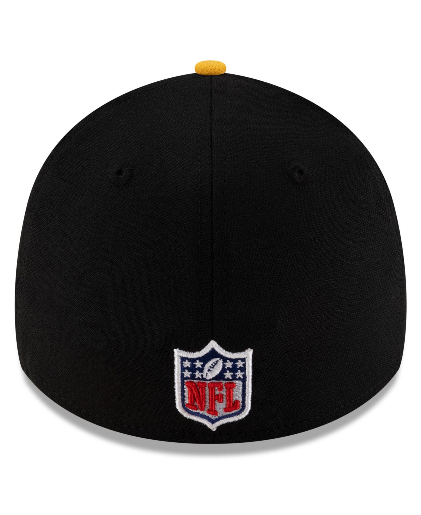 Мужская кепка New Era Black/Yellow Pittsburgh Steelers 2025 NFL Draft 39THIRTY Flex Hat — фото 3