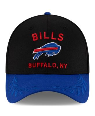 Men's Black/Royal Buffalo Bills 2025 NFL Draft 39THIRTY Flex Hat