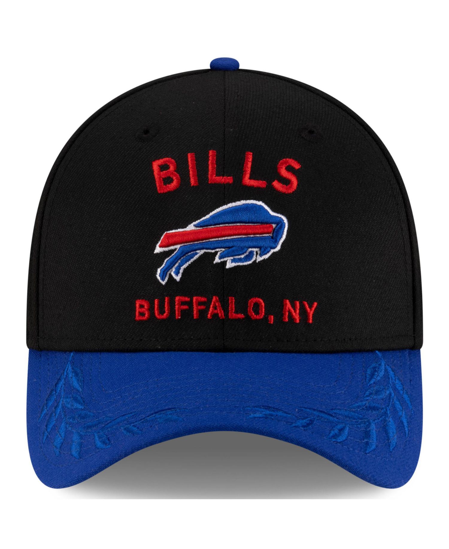 Men's Black/Royal Buffalo Bills 2025 NFL Draft 39THIRTY Flex Hat