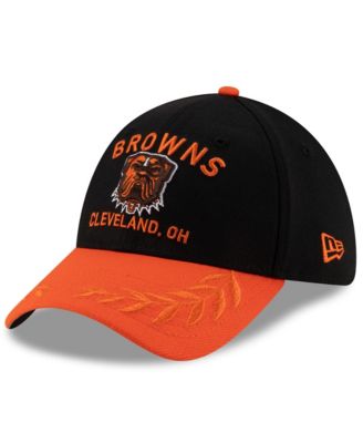 New Era - Men's Black/Orange Cleveland Browns 2025 NFL Draft 39THIRTY Flex Hat