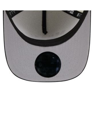 Men's Cream/Black Cincinnati Bengals 2025 NFL Draft A-Frame 9FIFTY Snapback Hat