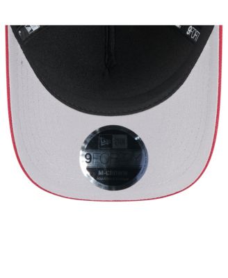 Men's Black/ Cardinal Arizona Cardinals 2025 NFL Draft 9FORTY A-Frame M-Crown Adjustable Hat