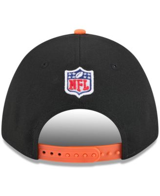 Men's Black/Orange Denver Broncos 2025 NFL Draft 9FORTY A-Frame M-Crown Adjustable Hat