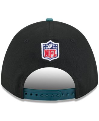 Men's Black/Green Philadelphia Eagles 2025 NFL Draft 9FORTY A-Frame M-Crown Adjustable Hat